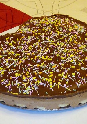 Banános csokitorta recept fotója