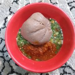 A picture of Tuwon alkama miyan kubewa danye.