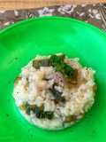 Risotto zucchine e cipolla rossa di Tropea