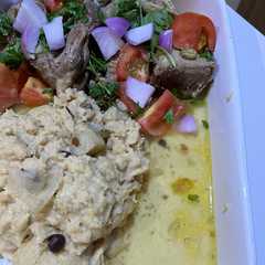 ‏عصيدة مرق لحم-レシピのメイン写真