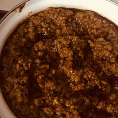 A picture of Keema curry.