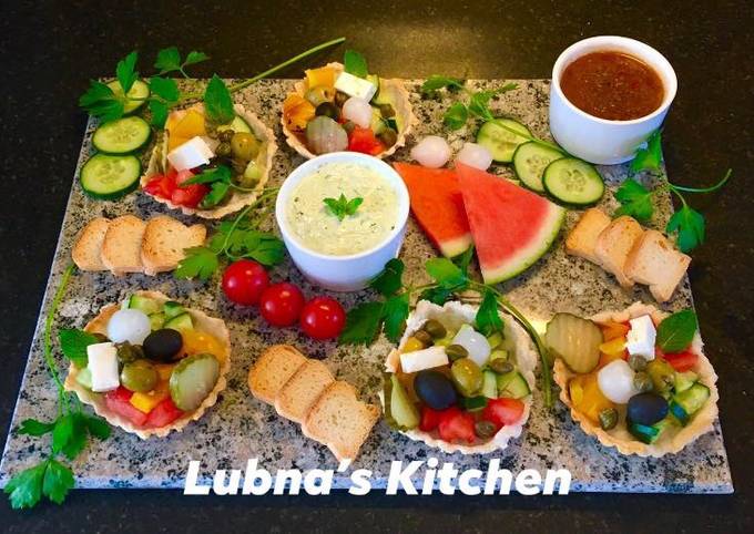 Steps to Make Super Quick Homemade Panzanella Salad Tarts