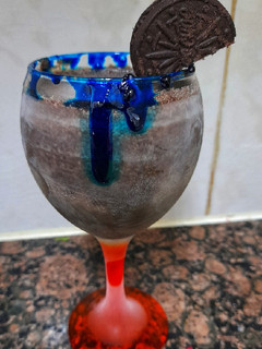 Una foto de Helado de galleta de Oreo