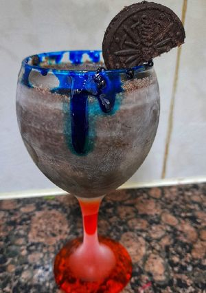 Una foto de Helado de galleta de Oreo