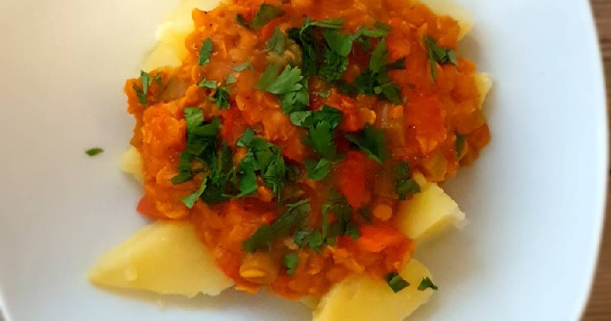 Linsen-Curry nach thailändisch/indischer Art Rezept von Lou - Cookpad