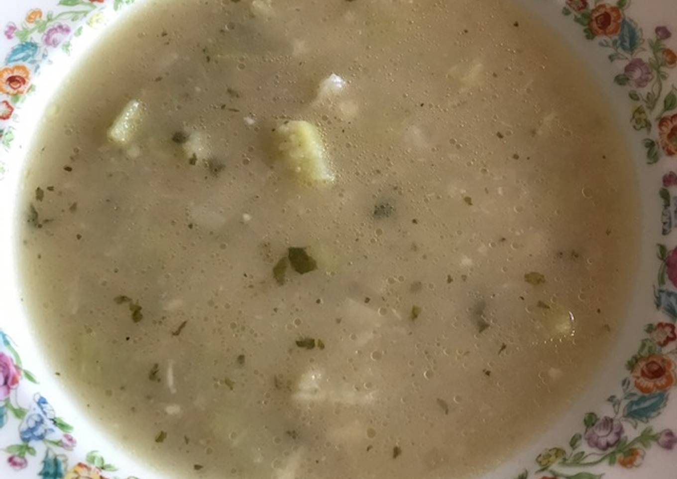 Sopa de chayote