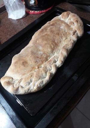 Una foto de Calzón de cerdo y queso