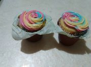 Una foto de frosting de chocolate muy fácil