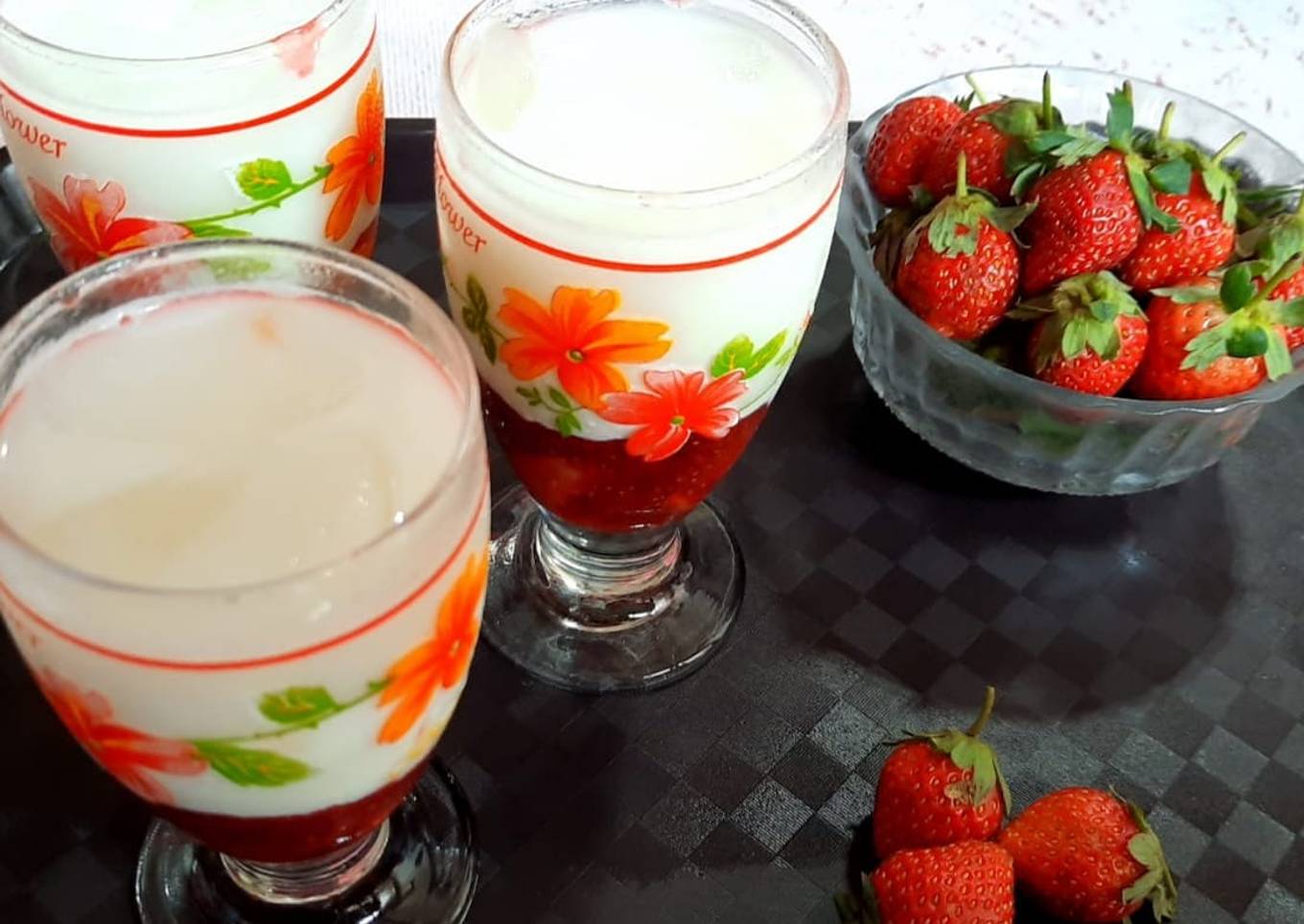 Korean Strawberry Milk