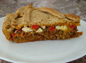Una foto de Empanada gallega con caballa
