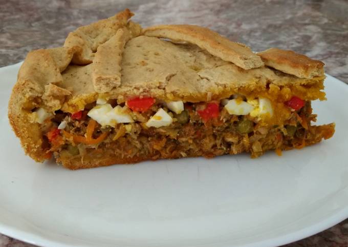 Empanada gallega con caballa Receta de Maria Victoria Gracia- Cookpad