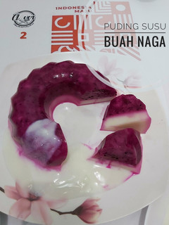 Foto resep Puding susu buah naga