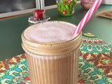 Rose latte - καφές με γάλα τριαντάφυλλο