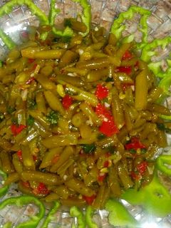 صورة لوصفة فاصوليه بزيت