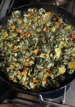 Una foto de Revuelto de verduras