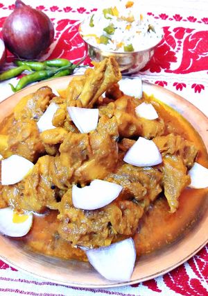 চিকেন দো পেঁয়াজা রেসিপির প্রধান ছবি