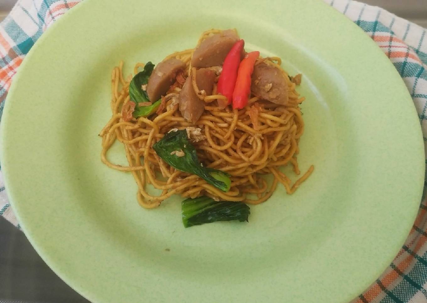 Mie goreng bakso praktis