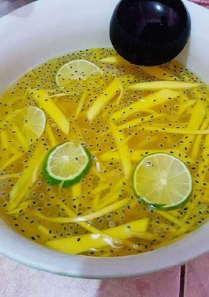 Foto resep Es buah mangga #Bikinramadanberkesan