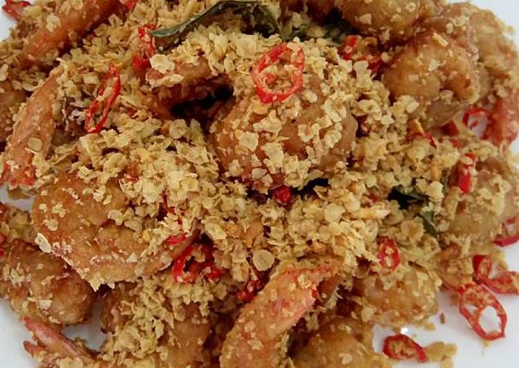 Bahan Udang goreng nestum (oatmeal) ala me 🥰 | Bahan Membuat Udang goreng nestum (oatmeal) ala me 🥰 Yang Enak Dan Mudah