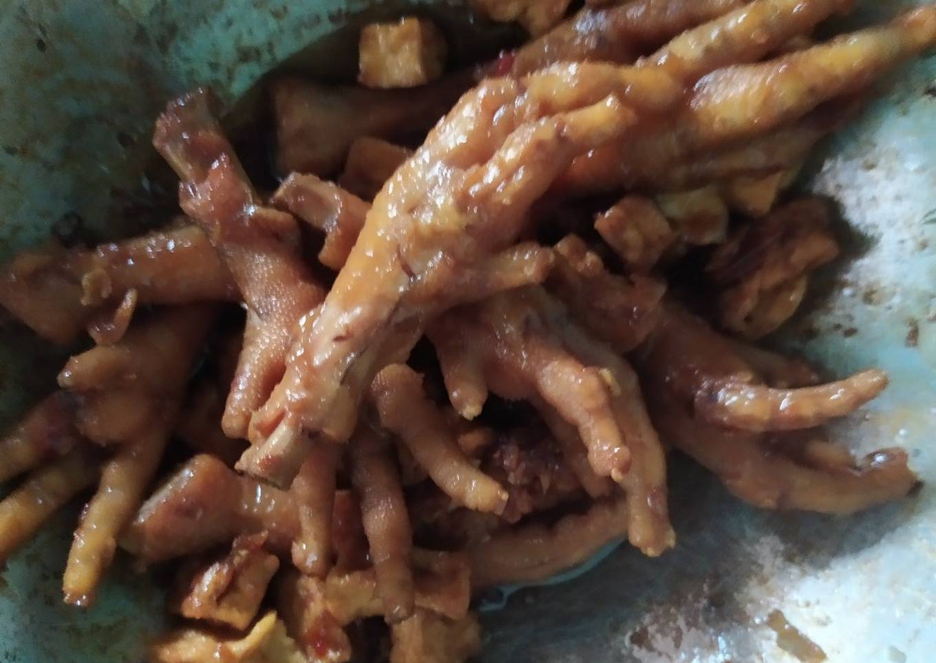 Ceker kecap sederhana