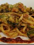 Linguine con Broccoli Neri e Neonata