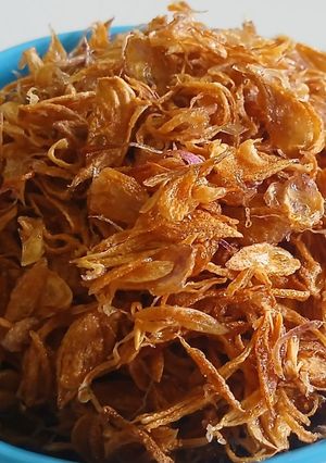 Foto resep Bawang goreng garing renyah tanpa tepung
