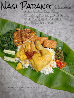 Foto resep Nasi Padang Rumahan (Telur Dadar Padang)