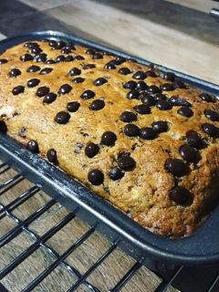 Foto resep Eggless Banana Cake (Kue Pisang Irit Tanpa Telur Tanpa Mixer)