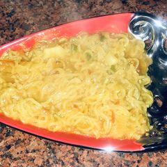 A picture of Veggie Maggi masala.