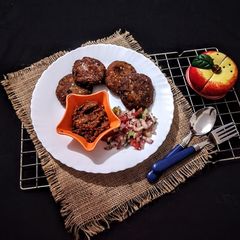 A picture of Resha Shami Kabab.