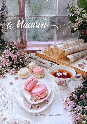 Foto resep Macaron Dengan Tepung Terigu dengan metode Swiss meringue