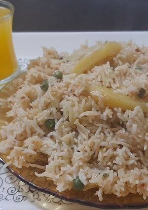 A picture of Mix Vegetable Rice❤❤😍(Iftar Special).