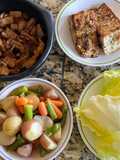Three-Dish Vegetarian Rice Meal