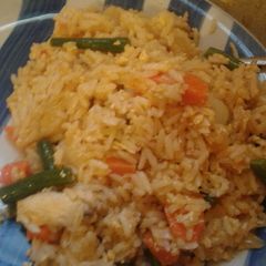Chicken fried rice A picture of Chicken fried rice.
