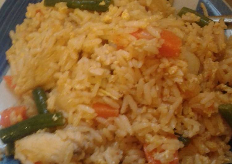 Steps to Serve Tastefully Chicken fried rice