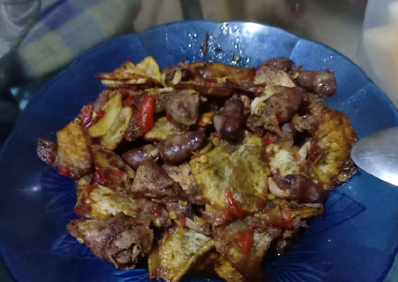 Balado jantung ayam