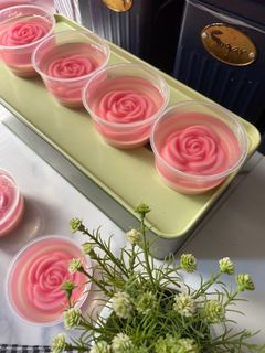 Foto resep Puding mawar
