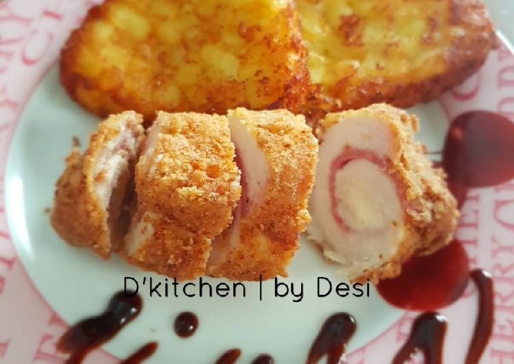 Langkah Mudah untuk Menyiapkan Chicken cordon bleu #keto, Menggugah Selera