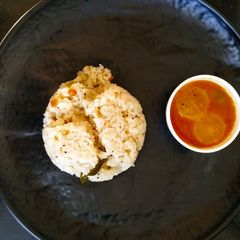 A picture of Rice Rava Upma.