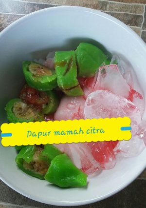Foto resep Es pisang ijo