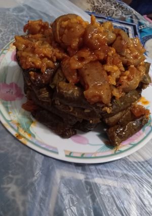 صورة لوصفة ورق عنب بالكوارع يجنن