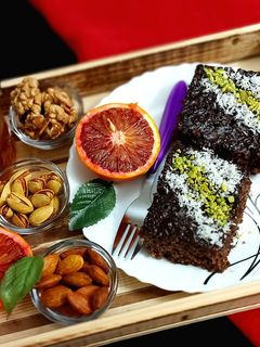 عکسی از دستور 🌸کیک خیس براونی🌸