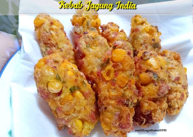 Cara masak Kebab Jagung India (crispy corn kebabs) , Enak