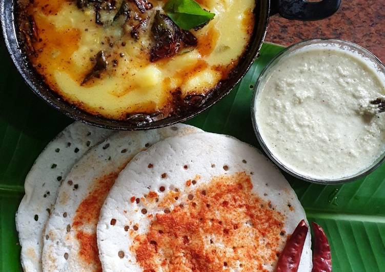 Steps to Make Any-night-of-the-week Potato stew with Chilli Dosa