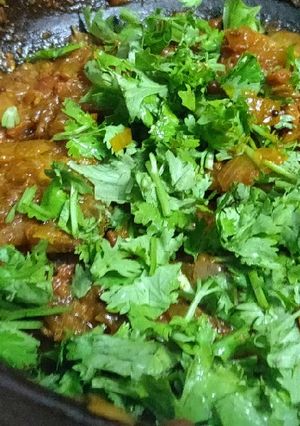 A picture of Dry fish thokku.
