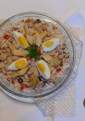 O poză a rețetei Salată de orez.