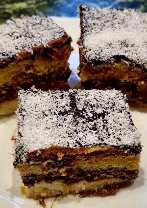 Sütés nélküli bounti szelet recept fotója