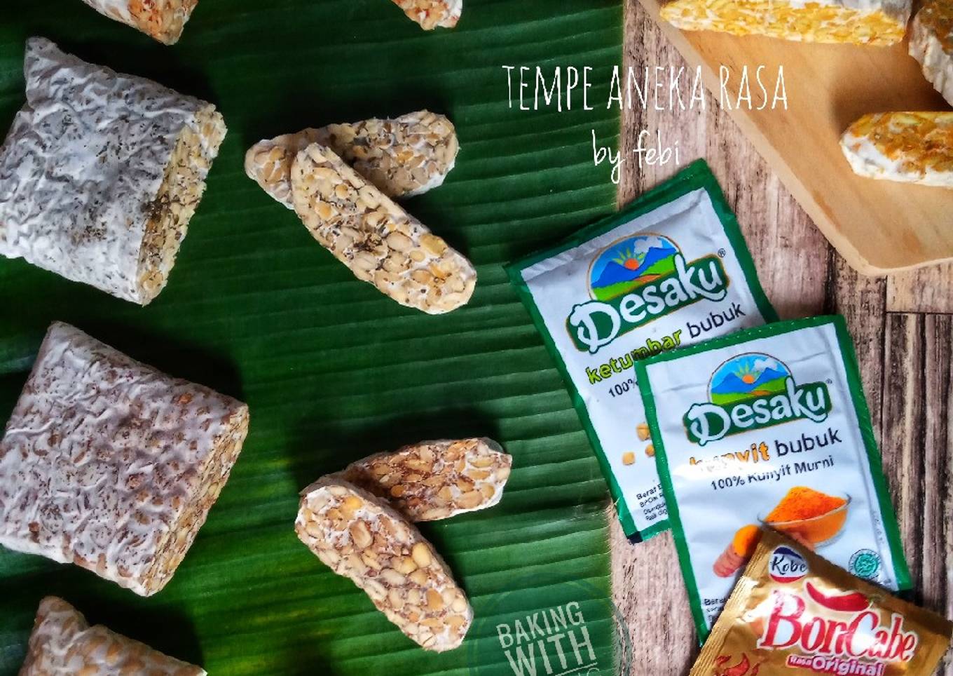 Tempe Homemade Aneka Rasa (kedelai organik)