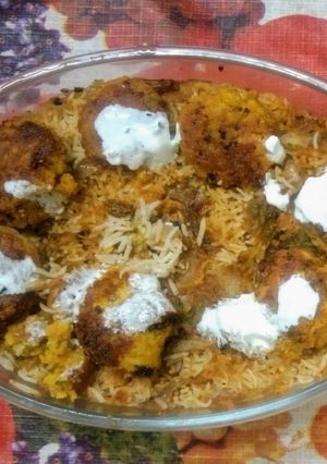 A picture of Kofta Biryani.
