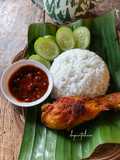Ayam Goreng 3 bahan (metode ungkep kering)